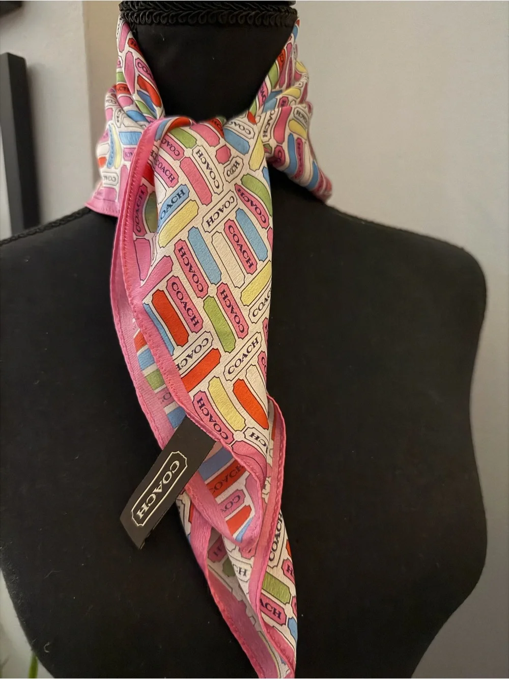 Coach Silk Scarf